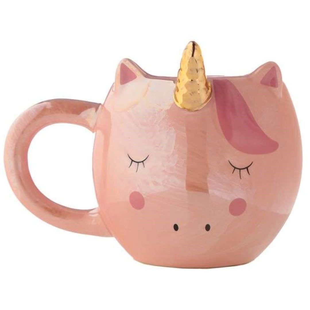 Ceramic Mug - Enchanted Rainbows Unicorn Shaped (560ml)