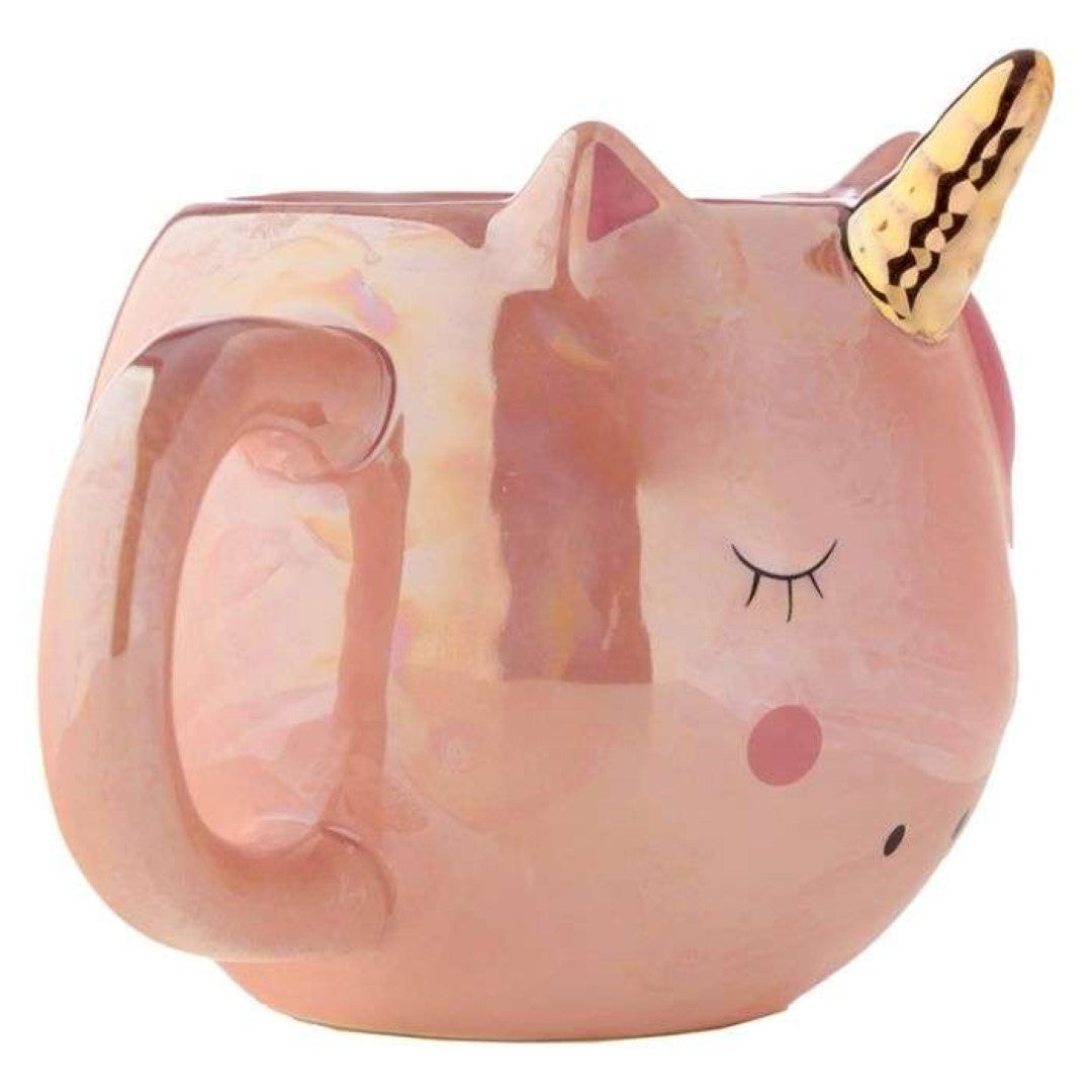 Ceramic Mug - Enchanted Rainbows Unicorn Shaped (560ml)