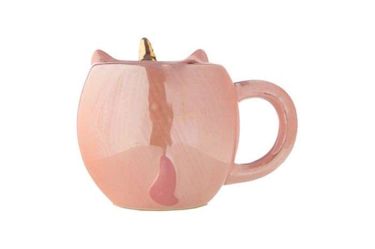 Ceramic Mug - Enchanted Rainbows Unicorn Shaped (560ml)