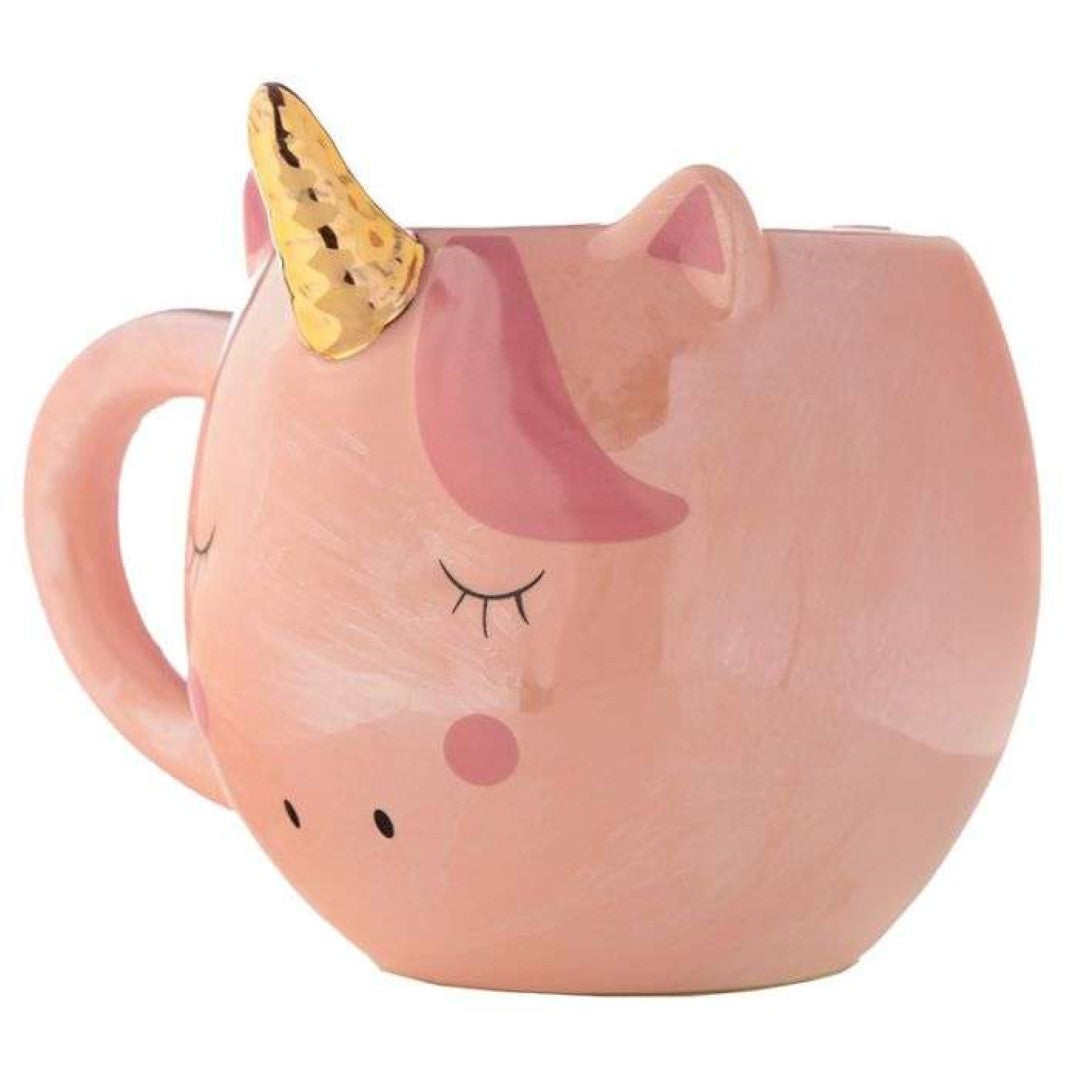 Ceramic Mug - Enchanted Rainbows Unicorn Shaped (560ml)