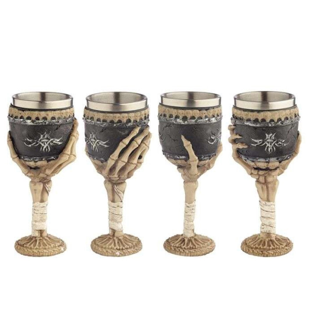 Goblet - Decorative Skeleton Arm (19cm)