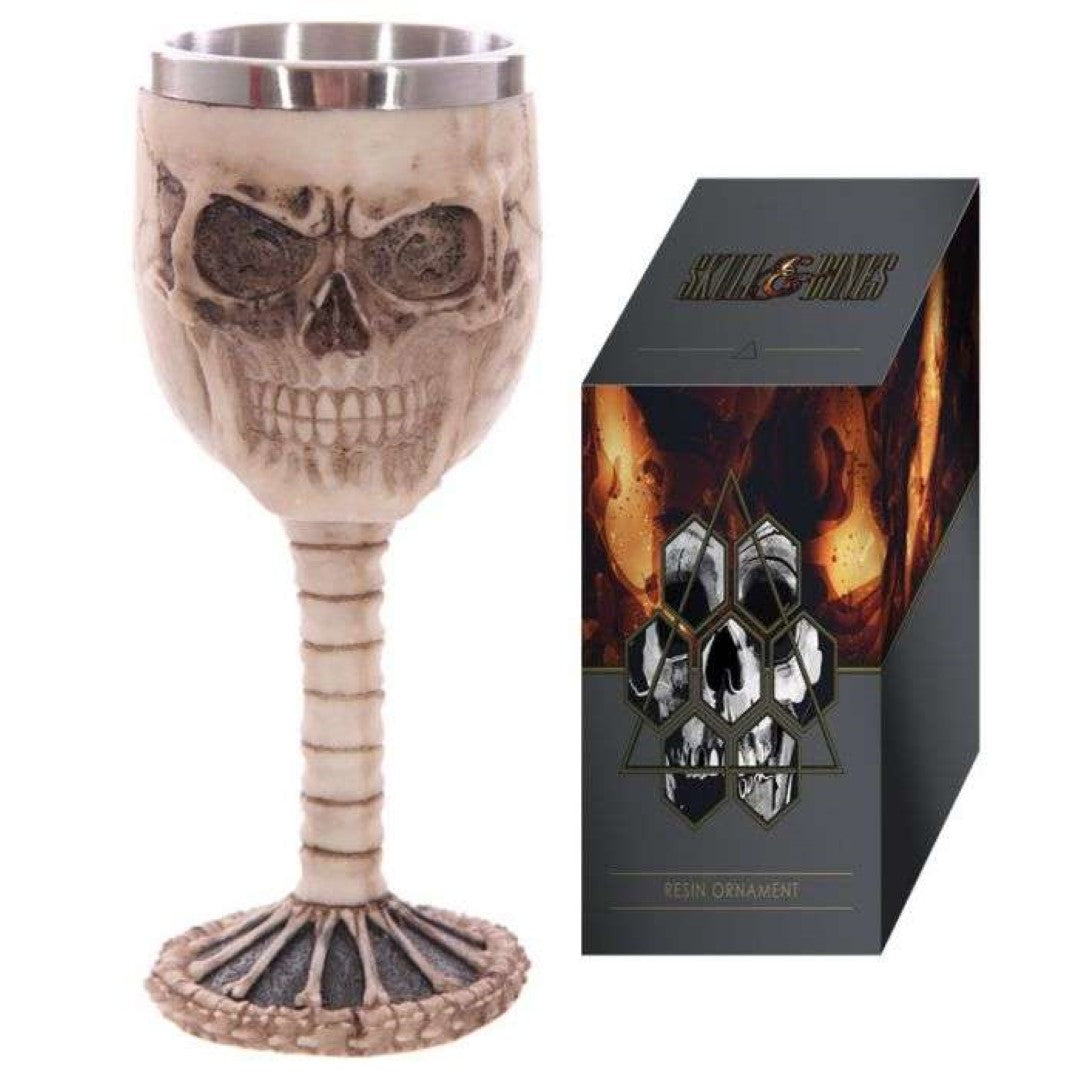 Goblet - Decorative Skull & Spine (18cm)