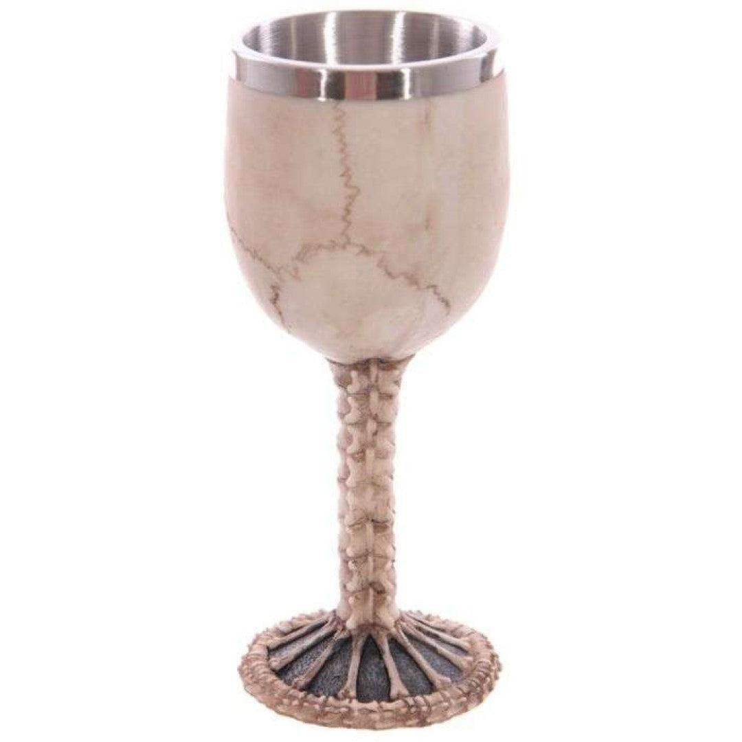 Goblet - Decorative Skull & Spine (18cm)