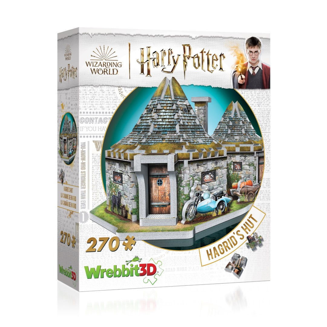 3D Jigsaw Puzzle - WREBBIT 3D HAGRID'S HUT