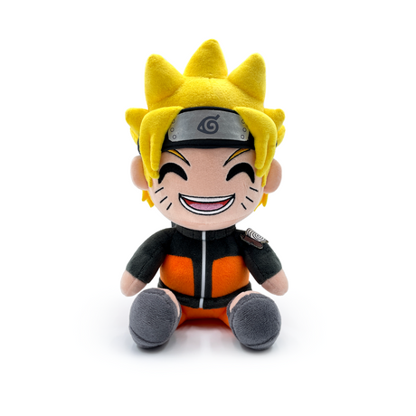 9-inch Youtooz Naruto Plush featuring Naruto Uzumaki in orange outfit and Konoha headband, perfect for collectors and cuddling.