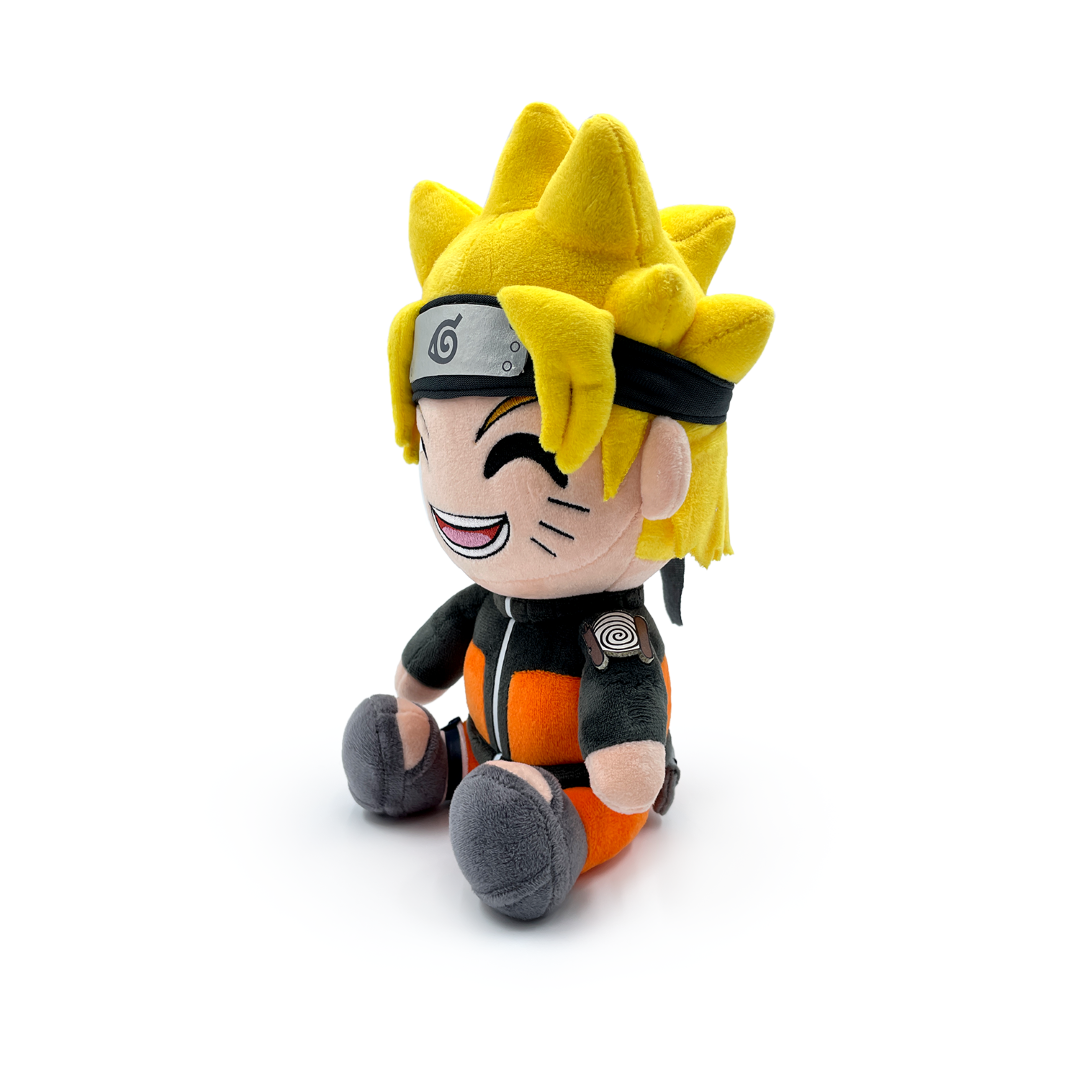 9-inch Youtooz Naruto Plush featuring his iconic whisker marks, spiky hair, and vibrant orange jumpsuit for cuddling and display.