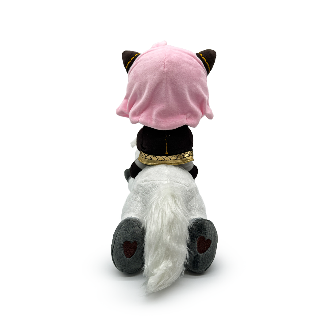 Adorable 1FT plush of Anya riding Bond, featuring soft materials and charming details from Spy x Family.