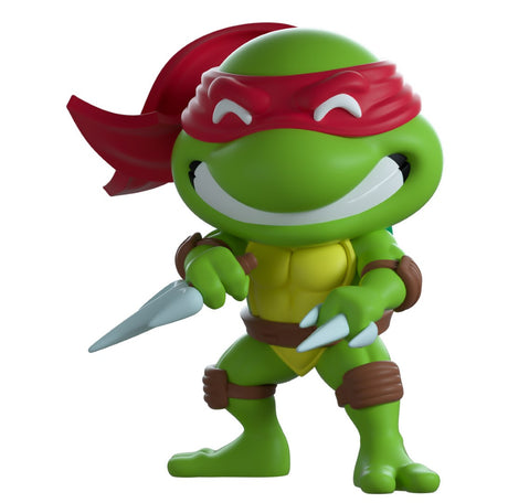 Youtooz Raphael Classic Vinyl Figurine in dynamic pose, featuring red mask and twin Sai, perfect for TMNT collectors.