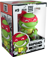 Youtooz Raphael Classic Vinyl Figurine, 4.2 inches tall, features iconic red mask and twin Sai in dynamic pose.