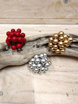 Artificial Berry Bunch x 20 - Red (4")