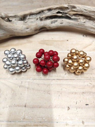 Artificial Berry Bunch x 20 - Red (4")