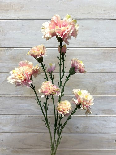 Artificial Carnation Spray (Light Pink)