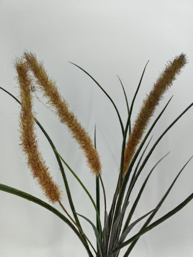 Artificial Cattail Grass Bush (Brown)