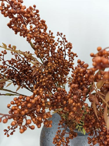 Artificial Nandina Berry Spray (Brown)