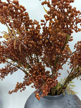 Artificial Nandina Berry Spray (Brown)