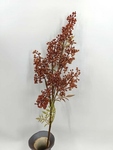 Artificial Nandina Berry Spray (Brown)