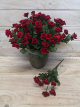 Artificial Mini Velvet Alice Rose Bush