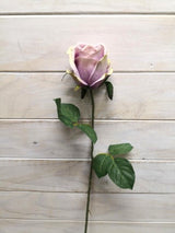 Artificial Limbo Rose Bud Stem (Mauve Purple)