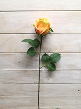 Artificial Limbo Rose Bud Stem (Orange)