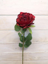 Artificial Red Limbo Rose Bud Stem (Red)