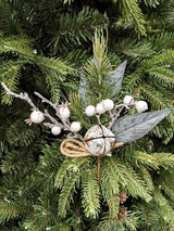 Artificial Antique Pick with Bell & White Berries