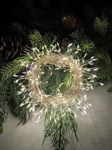 Firecracker Silver String with 100 Warm Lights (3M)