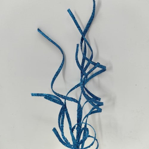 Thin Curly Twig Spray - 40cm (Lt Blue)