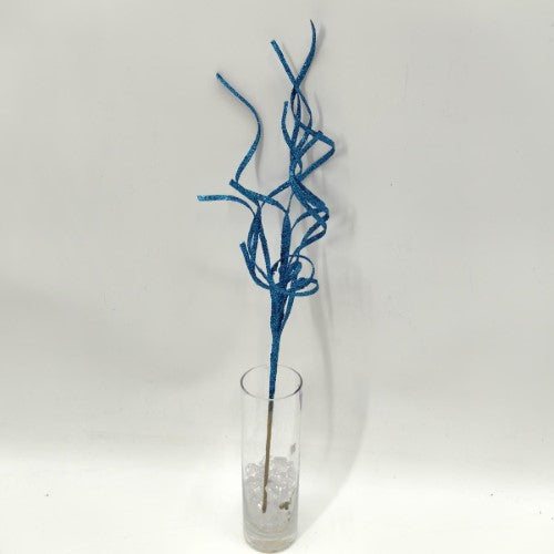 Thin Curly Twig Spray - 40cm (Lt Blue)