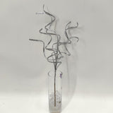 Thin Curly Twig Spray - 40cm (Silver)
