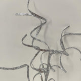 Thin Curly Twig Spray - 40cm (Silver)