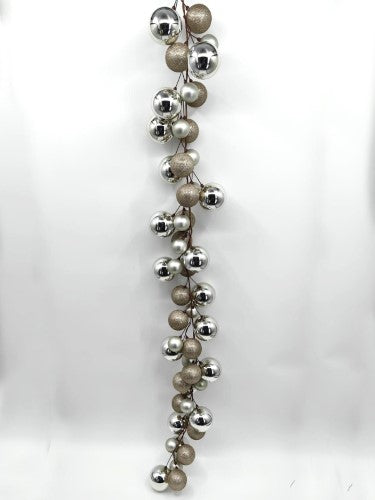 Mixed Christmas Bauble Ball Garland (200cm)