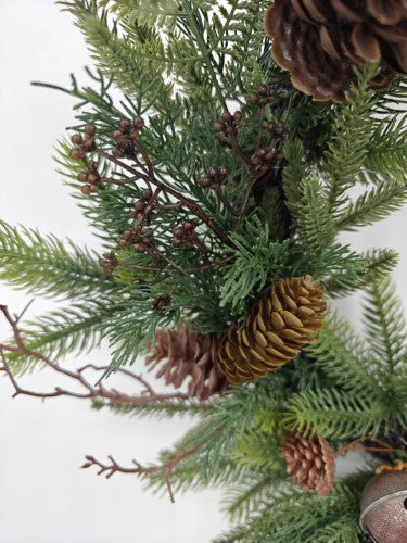 Wreath - Artificial Real Touch Woodland Theme (24")