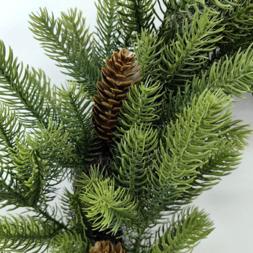 Real Touch Douglas Pine Wreath with Cones (24")