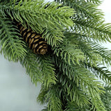 Real Touch Douglas Pine Wreath with Cones (24")
