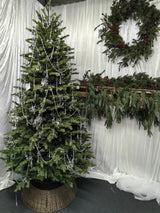 Real Touch Mixed Juniper Pine Christmas Tree with 1500 LED Lights & 3913 Tips - 7.5'