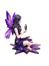 Ornament - Purple Crystal Heart Fairy (10 x 10 x 8.5cm)