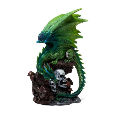 Ornament - Enchanted Nightmare Emerald Spirit of the Forest Skull Dragon