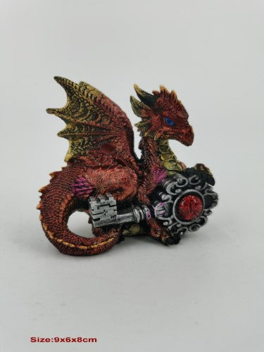 Ornament - Dark Legends Key of Power Dragon (Set of 3 Assorted)
