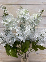 Artificial Hyacinth Bush - Large (White)