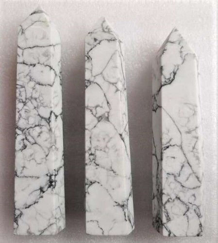 Crystal Wand - White Howlite Point (660-740G)