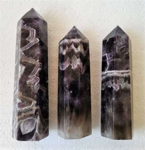 Crystal Point - Chevron Amethyst (390-459g)