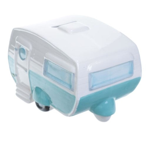 Ceramic Money Box - Home is Where You Park It Caravan