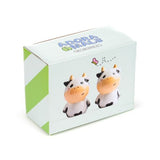 Ceramic Salt & Pepper Set - Black and White Cow