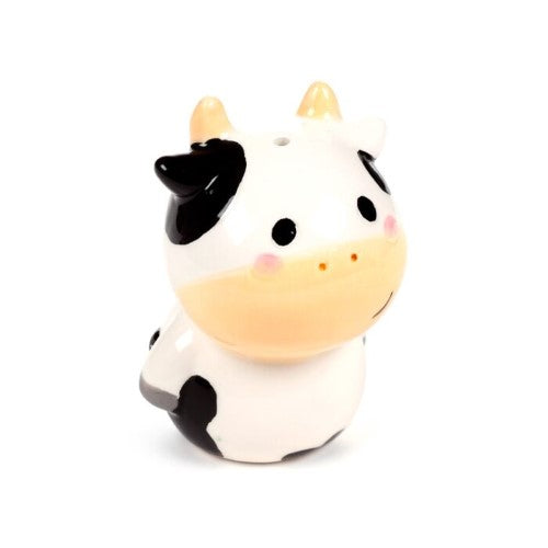 Ceramic Salt & Pepper Set - Black and White Cow