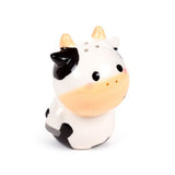 Ceramic Salt & Pepper Set - Black and White Cow