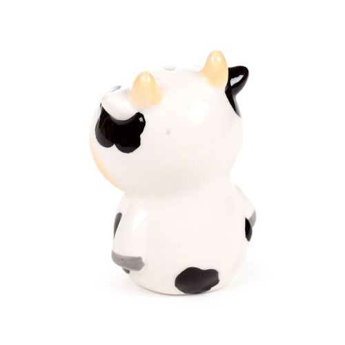 Ceramic Salt & Pepper Set - Black and White Cow