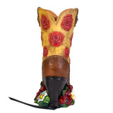 Table Lamp - Rose Cowboy Boot (18.9 x 10.2 x 22.6cm)