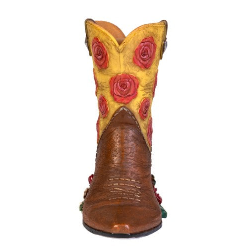 Table Lamp - Rose Cowboy Boot (18.9 x 10.2 x 22.6cm)