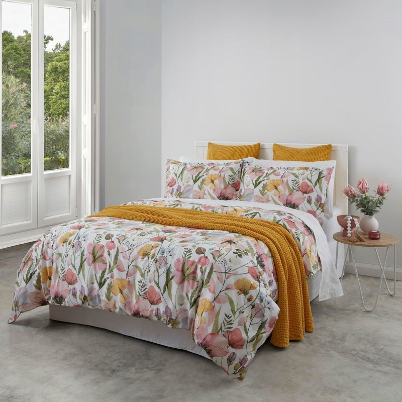 Duvet Cover Set - Spring Flowers (King) - BAKSANA