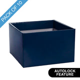 Large Posy Box Autolock Base Pack 10 Navy Blue